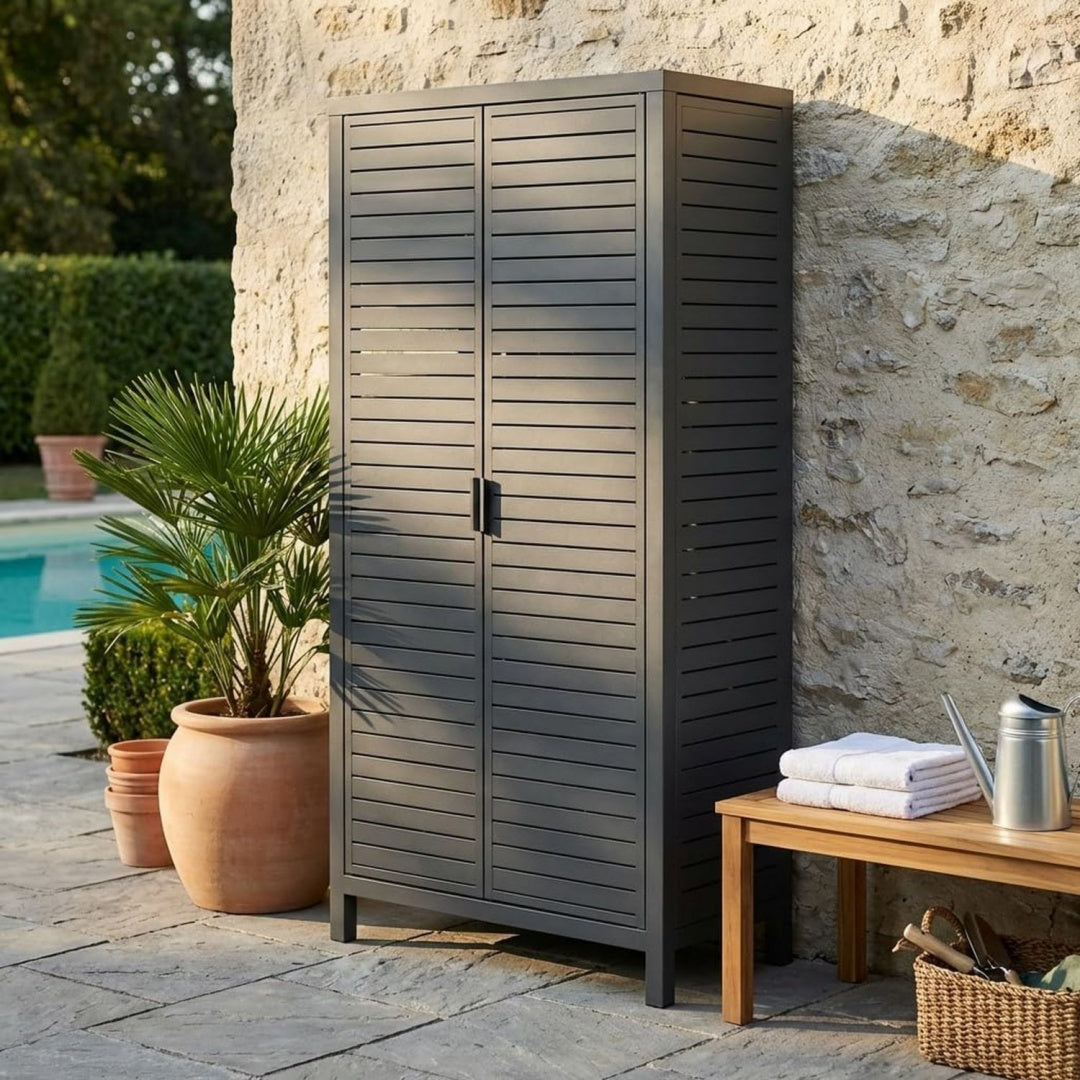 Armadio Armadio da giardino in alluminio - CICK Antracite